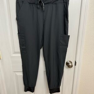 Grey Jogger Scrub Pants
